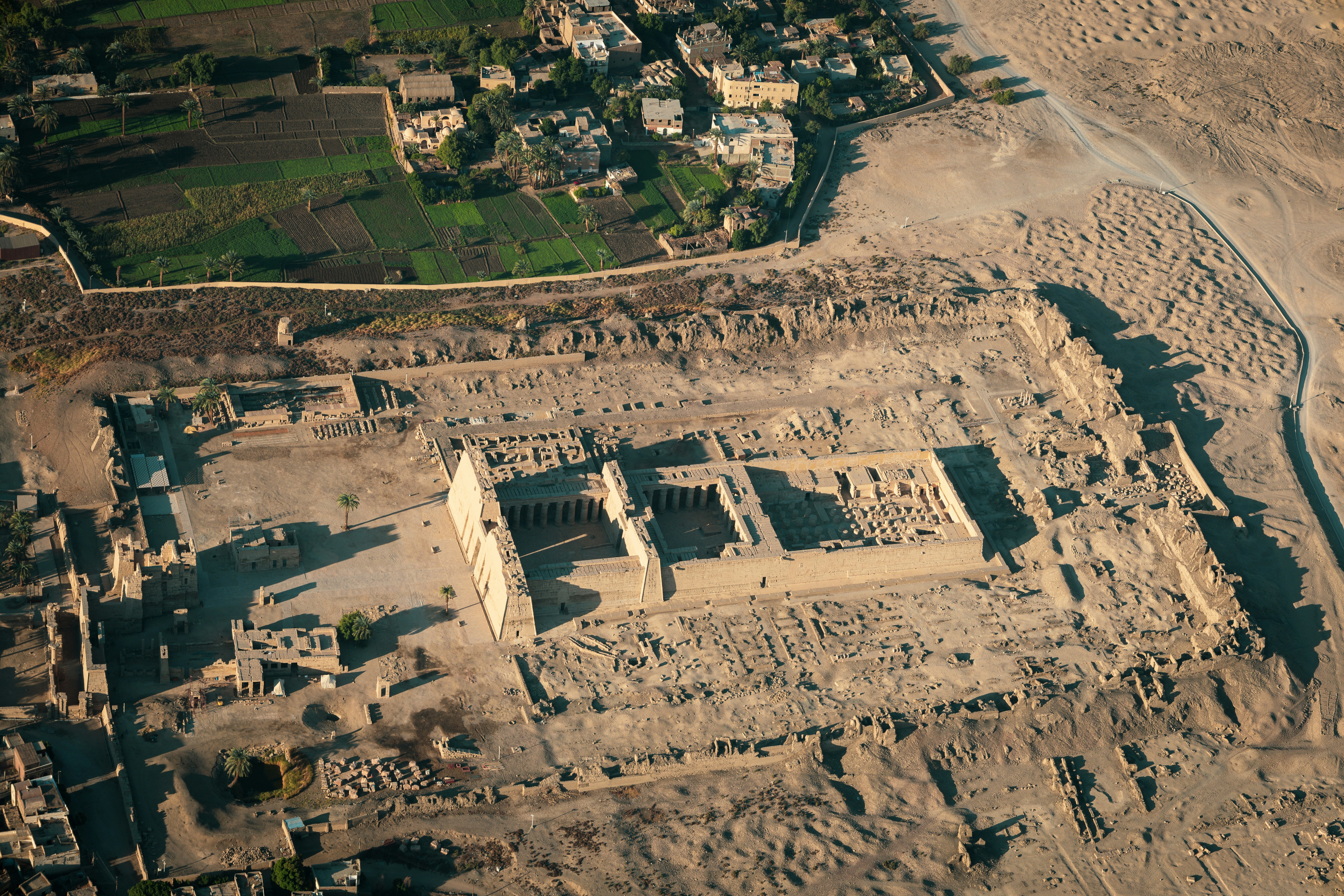 Ruins of Ancient Egyptian architecture symbolizing the civilization's enduring legacy