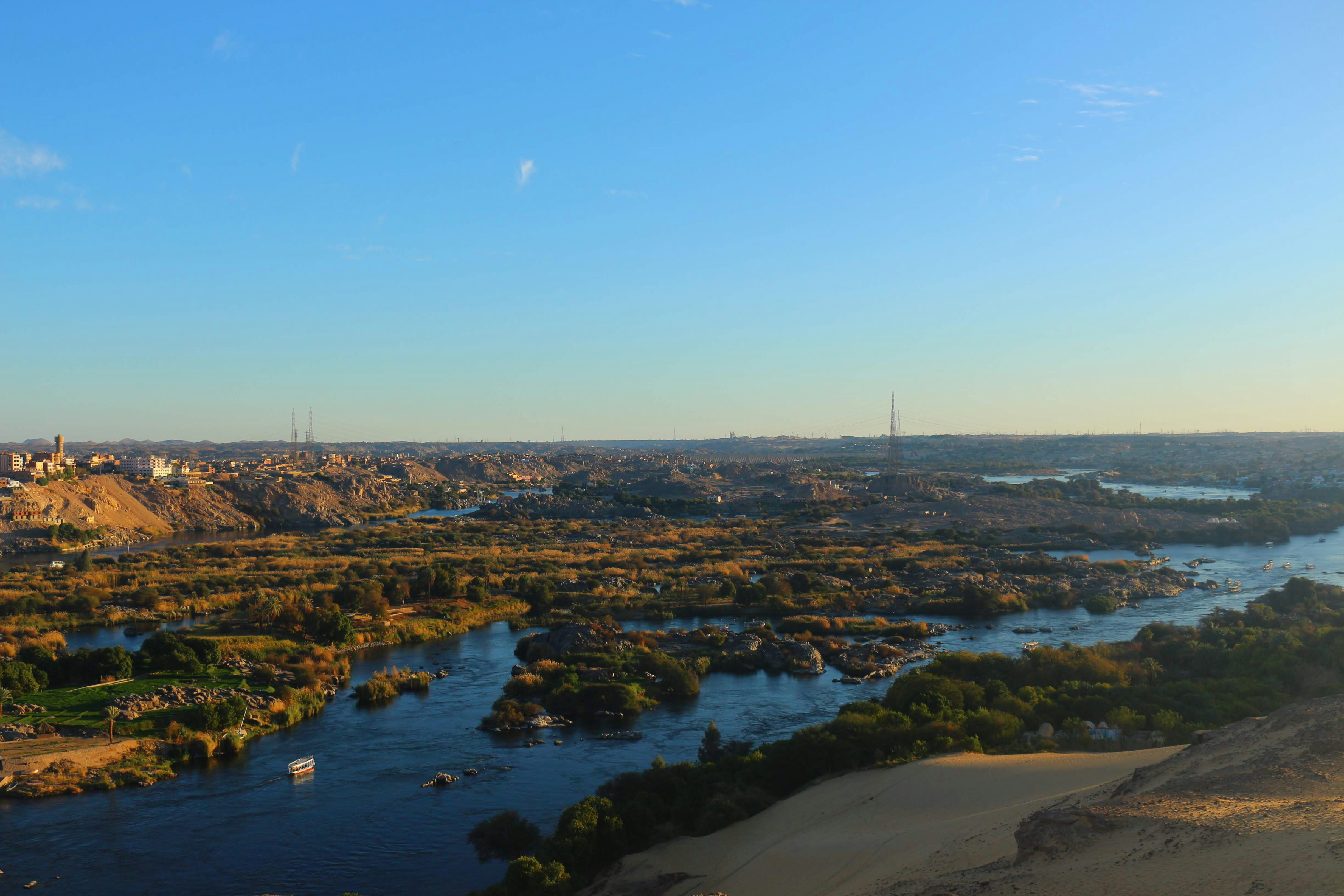 Top view of Aswan