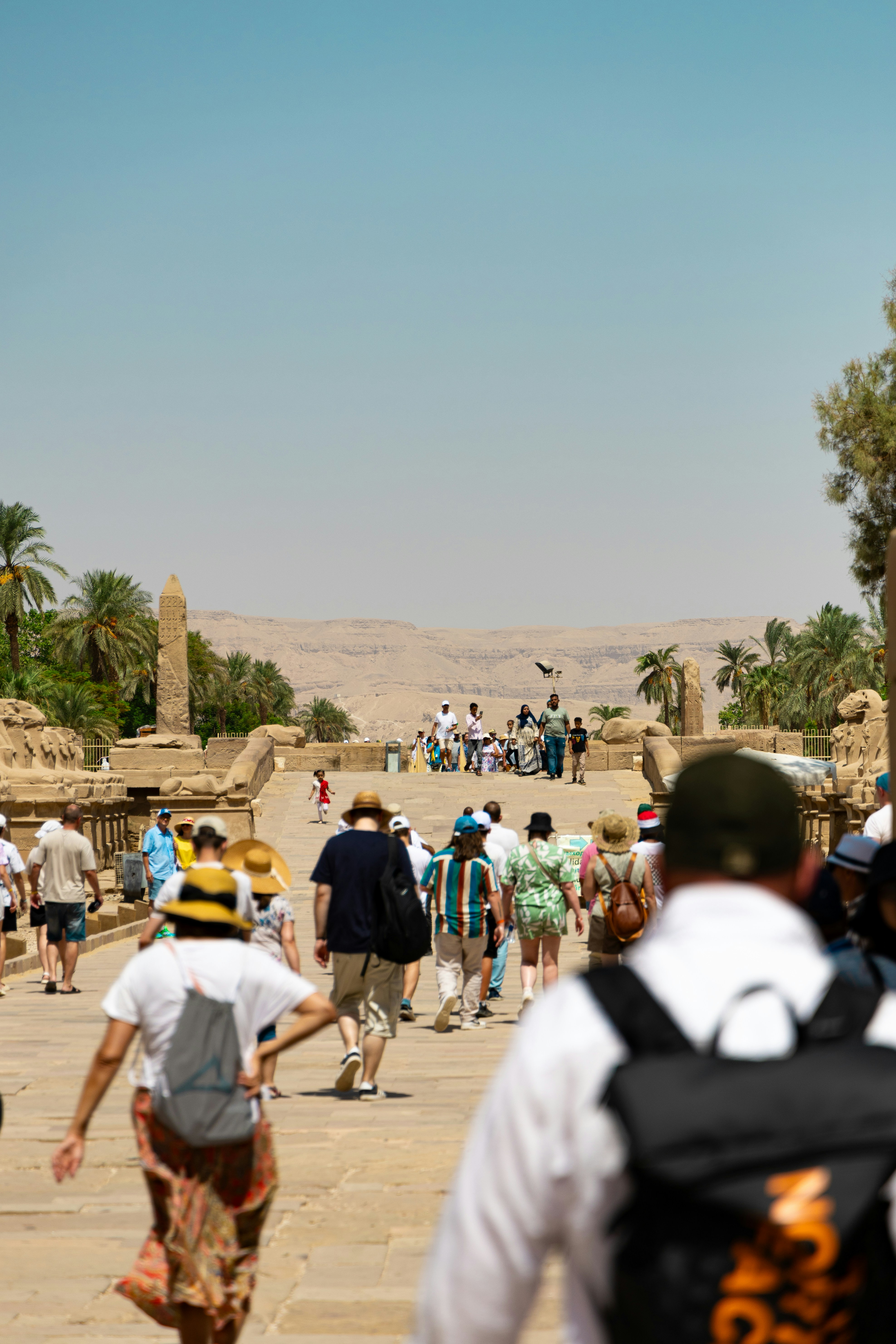 Tourists in Luxor