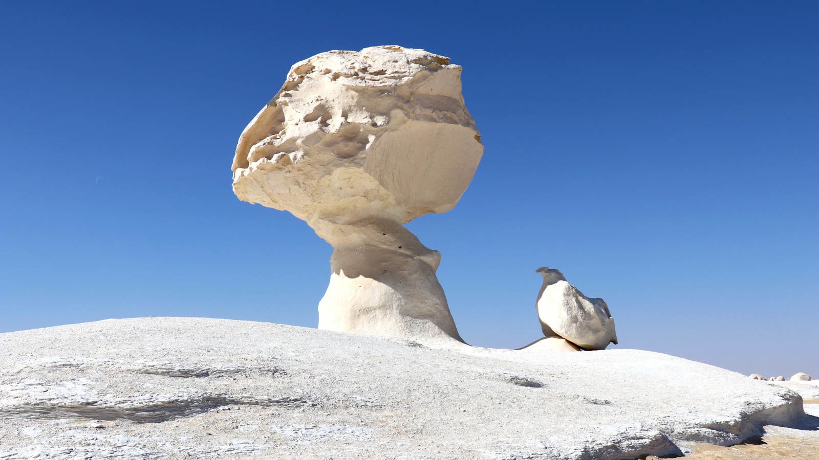 White Desert Rock Formation